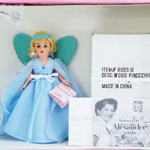 #31760 NRFB.  MINT.  Blue Fairy and Pinocchio 9.5″ Fairy and 6″ wooden carved Pinocchio (Warehouse find)