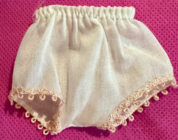 White panty with w/Lace  3.5" waist band