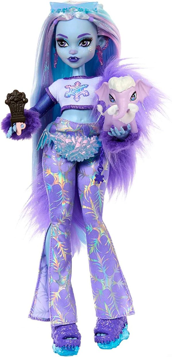 Monster High Abbey Bominable Yeti with Pet Mammoth Tundra NEVER REMOVED FROM BOX - Image 3