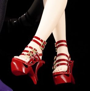 Cissy Red Shoes Only Wardrobe 21″