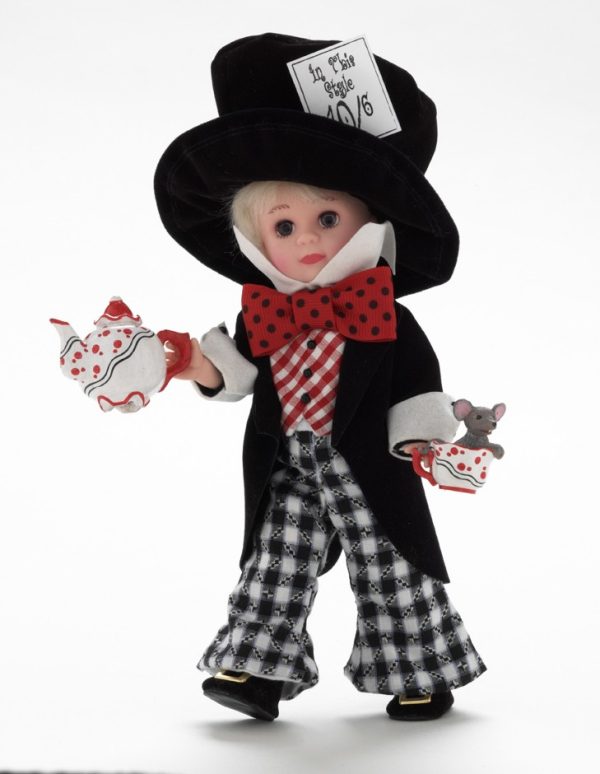 Mad Hatter Tea Pot and Cup with Mouse ONLY (For 8" Dolls) Teapot is 1.75" W x 1.5" H