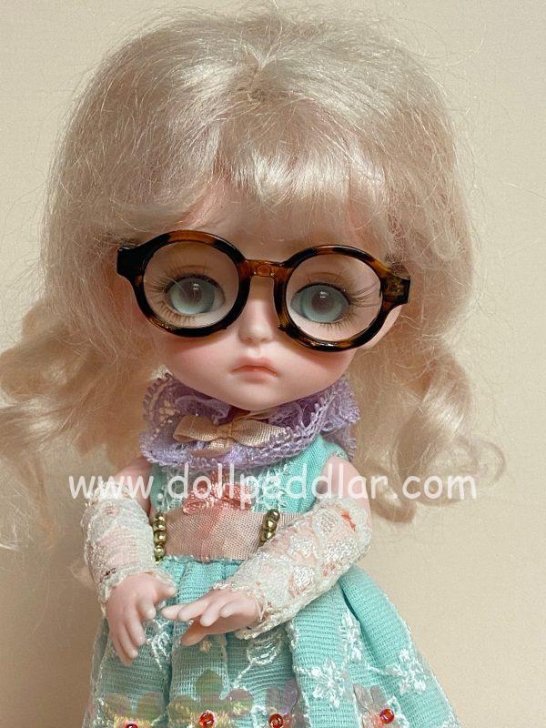 Tiny Tortoise Shell Glasses (Fits Lati-Yellow/Etc)