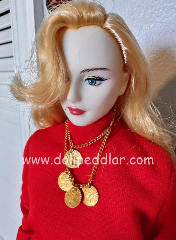 Lady Luminous 17" by Takara 1988 vinyl fashion doll #908 NRFB w/Stand & LL Box - Image 2