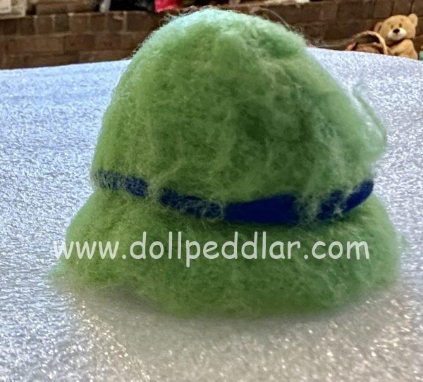 #1452 Vintage Now Knit Barbie Fashion GREEN HAT ONLY - Image 3