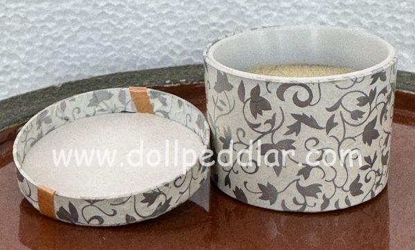 Orange Bow Box, Hat Box for Dolls - Image 2