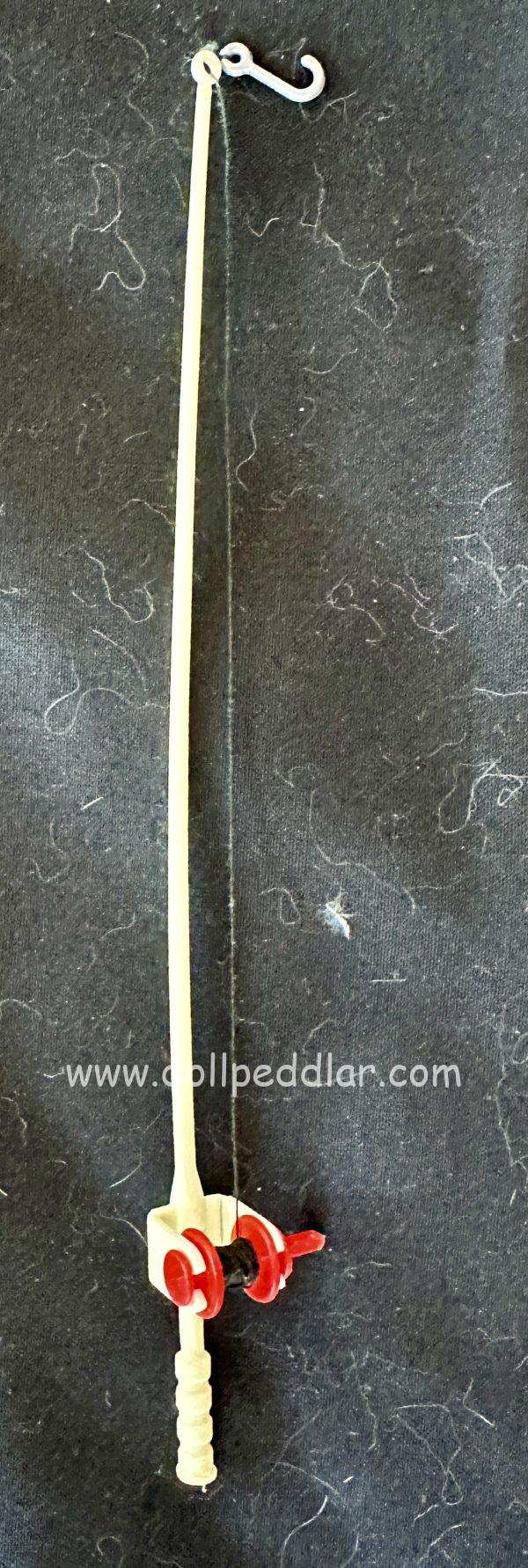 Fishing Pole w/ Working Lure 8.5" Long