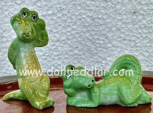 Green Crocodile Toy Set 2"