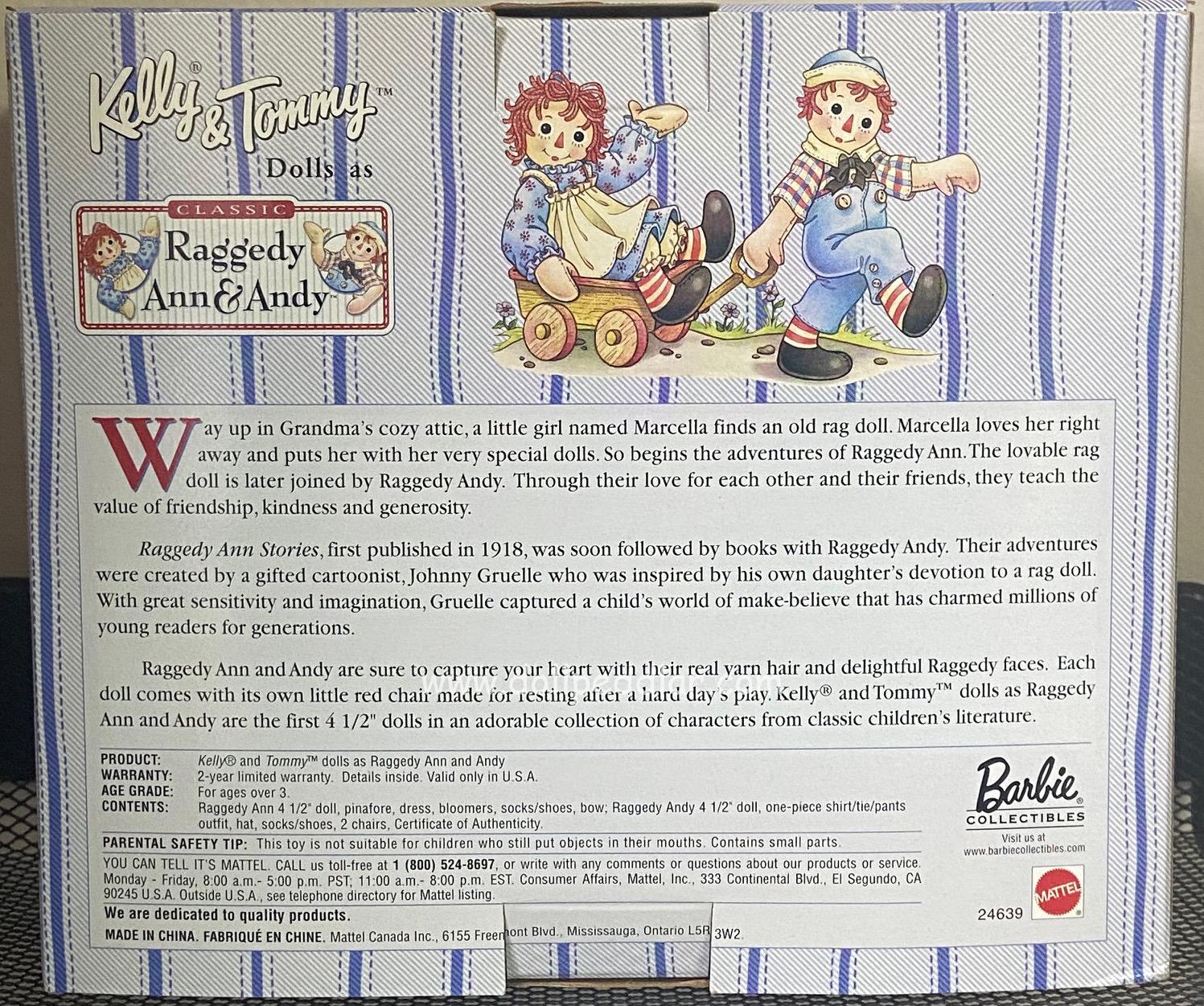 24639 Classic Raggedy Ann & Andy Kelly Set - Image 2