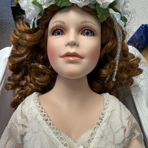 Angel’s Touch Winter Angel w/ Wings Porcelain Doll NRFB