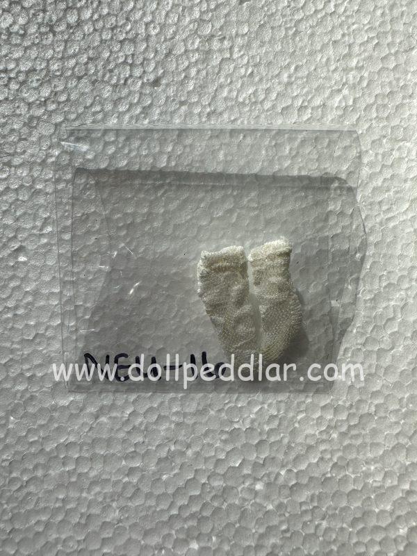 White Lack Socks 1.5" (35mm) - Image 3