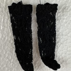 Black Lace Socks 2.75″ (70mm)