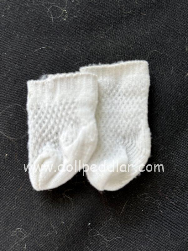 Soft White Socks 2" (fits 30mm foot) - Image 2