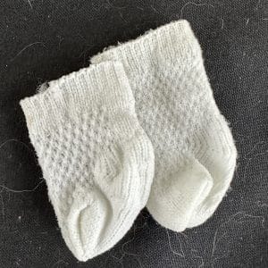 Soft White Socks 2″ (fits 30mm foot)