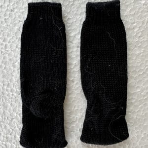 Thick Black Socks 4.5″ (fits 35mm foot)