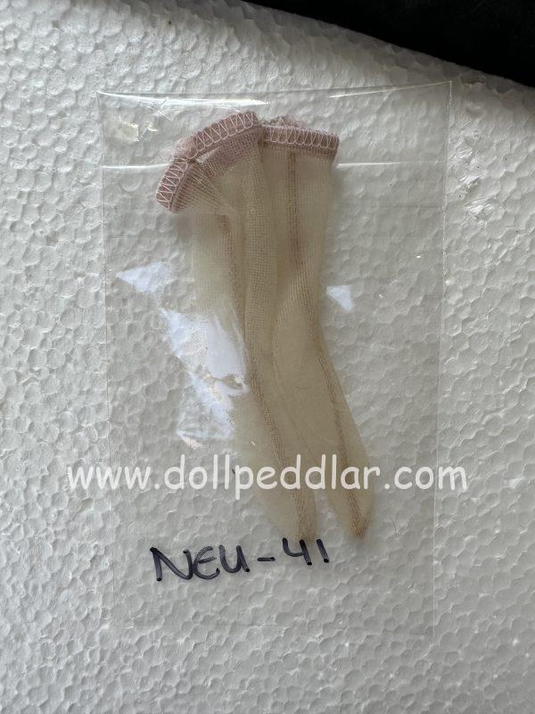 Sheer Stockings w/ Pink Elastic 4.5" (105mm) - Image 3