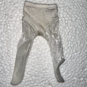 White Sheer Iridescent Tights 2.5″ (60mm) inseam