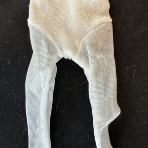 White Sheer Iridescent Tights 2.5″ (60mm) inseam