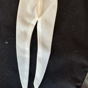 Sheer Off-White Tights 7″ (170mm) length