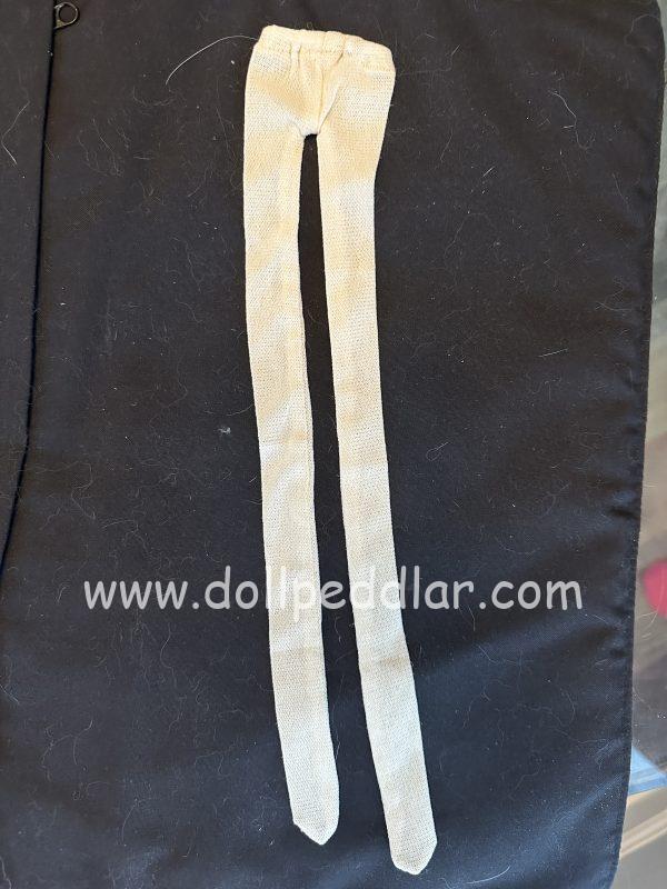 Tan/Off-White Thin Tights 12.5" (320mm) length - Image 2