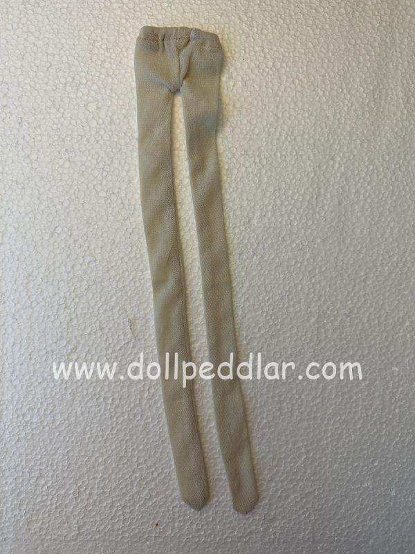 Tan/Off-White Thin Tights 12.5" (320mm) length