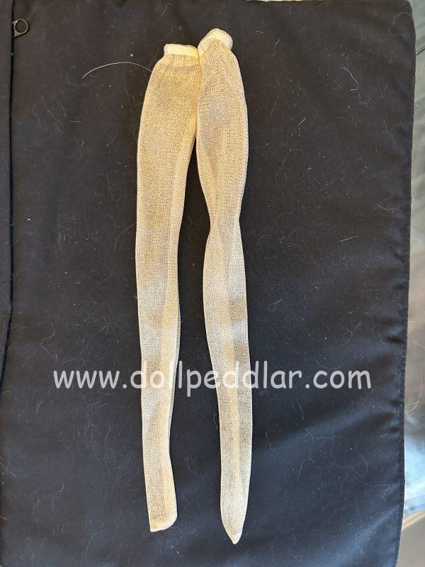 Tan/Gold Sheer Sparkle Tights 11" (190mm) length