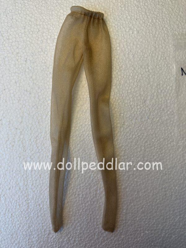 Tan/Gold Sheer Sparkle Tights 11" (190mm) length - Image 2