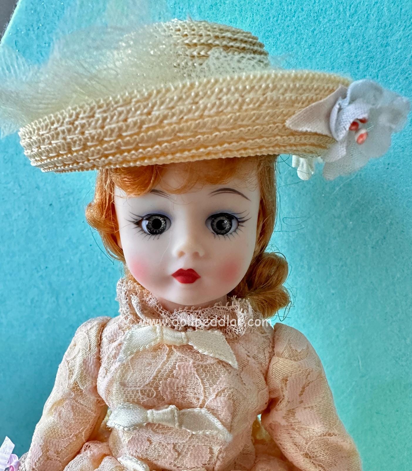 Vintage 1969 Madame Alexander Cissette Portrette Godey #1172 10” Doll all original + hat included - Image 8