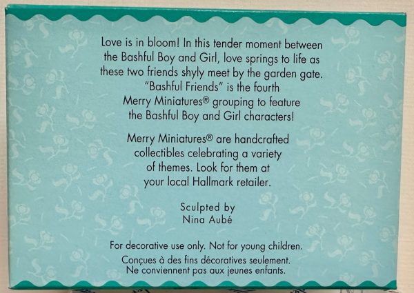 Hallmark Merry Miniatures Bashful Friends Ornament 3 Piece Set - Image 3