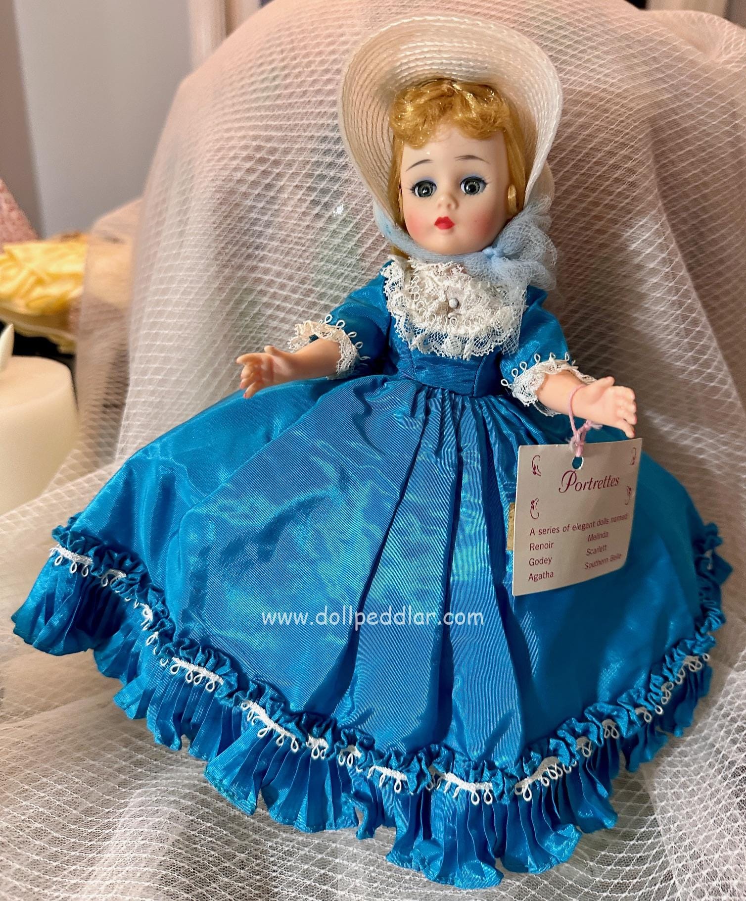 Vintage 1969 Madame Alexander Cissette Portrette Melinda 10” Doll all original + hat included