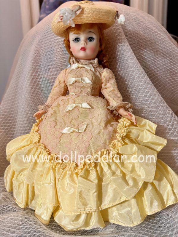 Vintage 1969 Madame Alexander Cissette Portrette Godey #1172 10” Doll all original + hat included - Image 3