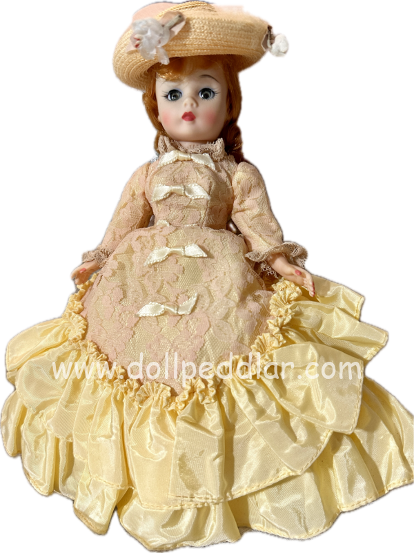 Vintage 1969 Madame Alexander Cissette Portrette Godey #1172 10” Doll all original + hat included