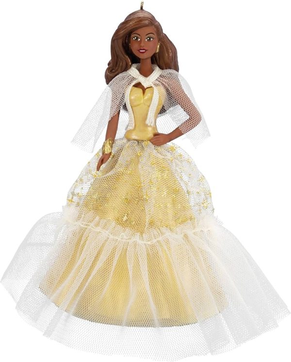 2023 Hallmark Keepsake Holiday Barbie Black Ornament  Never Removed From Box