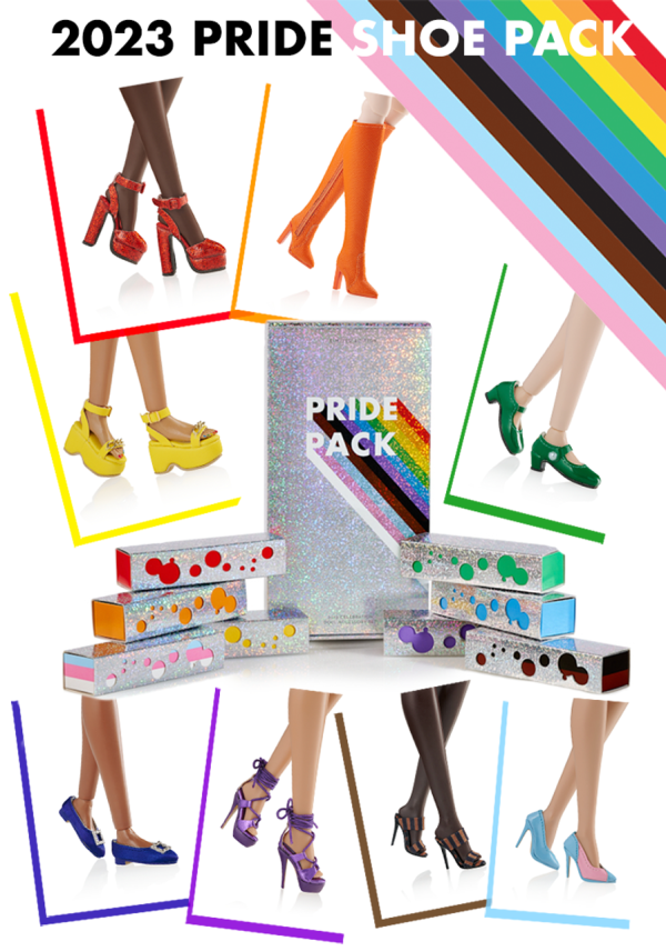 Pride Celebration Shoe Pack  Fits Fashion Royalty/NU.Face