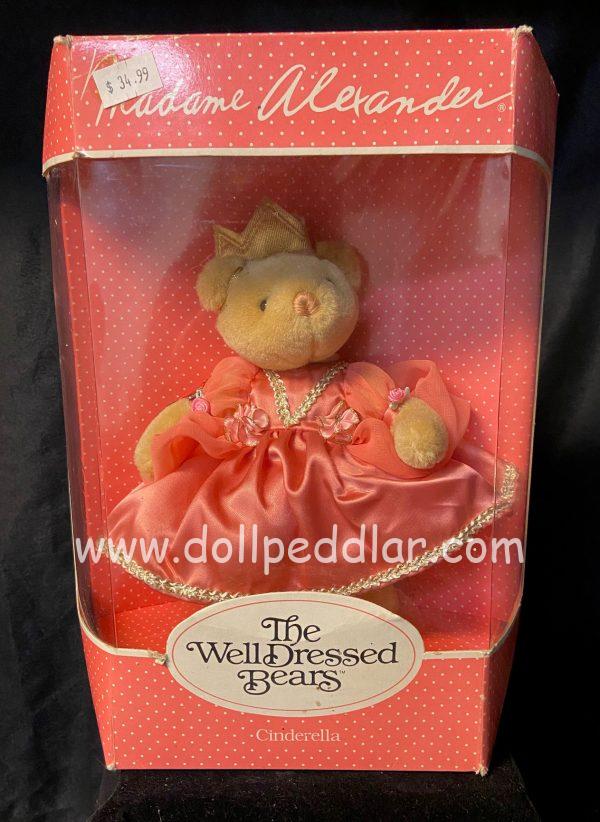 Madame Alexander Well Dressed Bears Cinderella Bear 8"