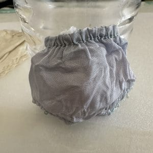 Blue and White Striped Bloomers 2.5″ Waist