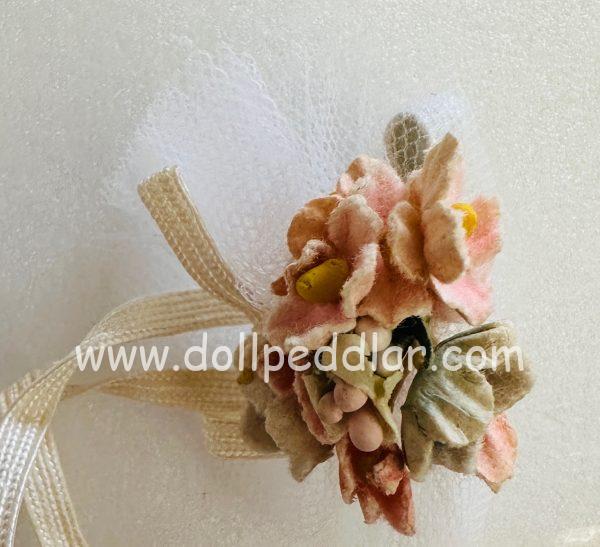 Vintage Pink Bridal Bouquet - Image 4