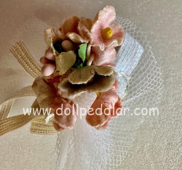 Vintage Pink Bridal Bouquet - Image 2