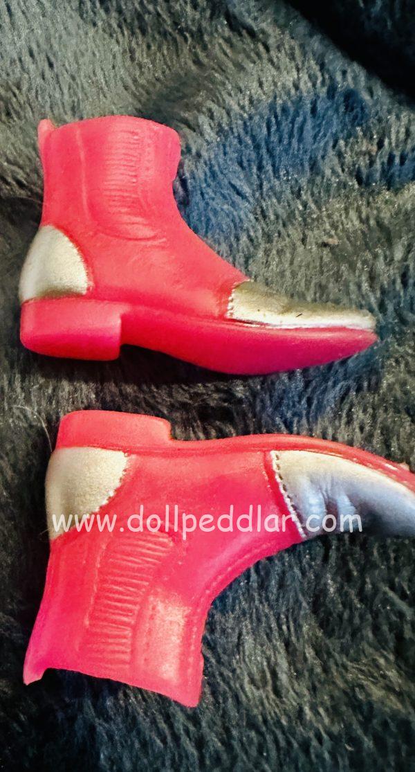 Pink/Silver Boots 32mm