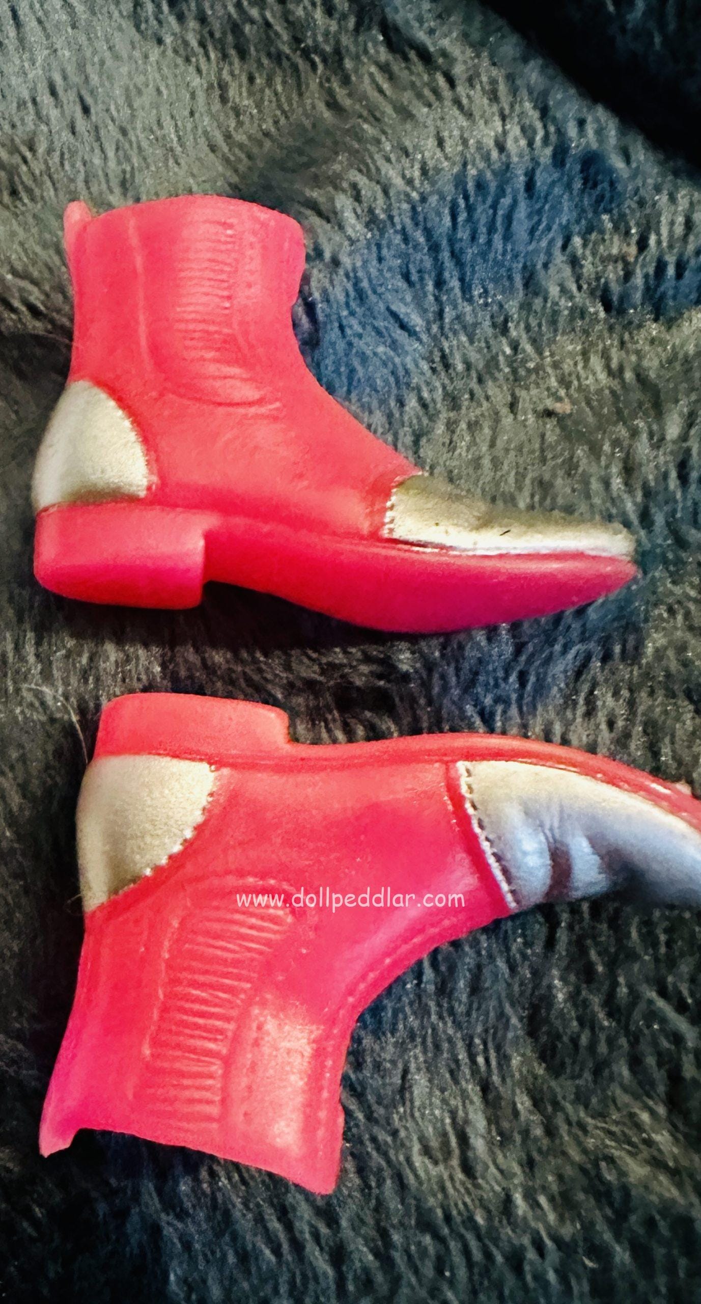 Pink/Silver Boots 32mm
