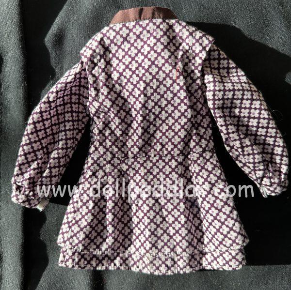 Doll Heart Purple Flower Overcoat 8" Long - Image 5
