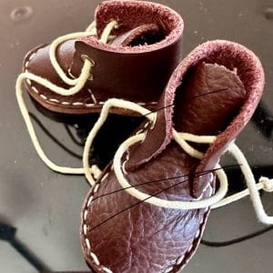 Handmade Leather Booties 50mm