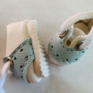 Blue and White Oxford Shoes 25mm