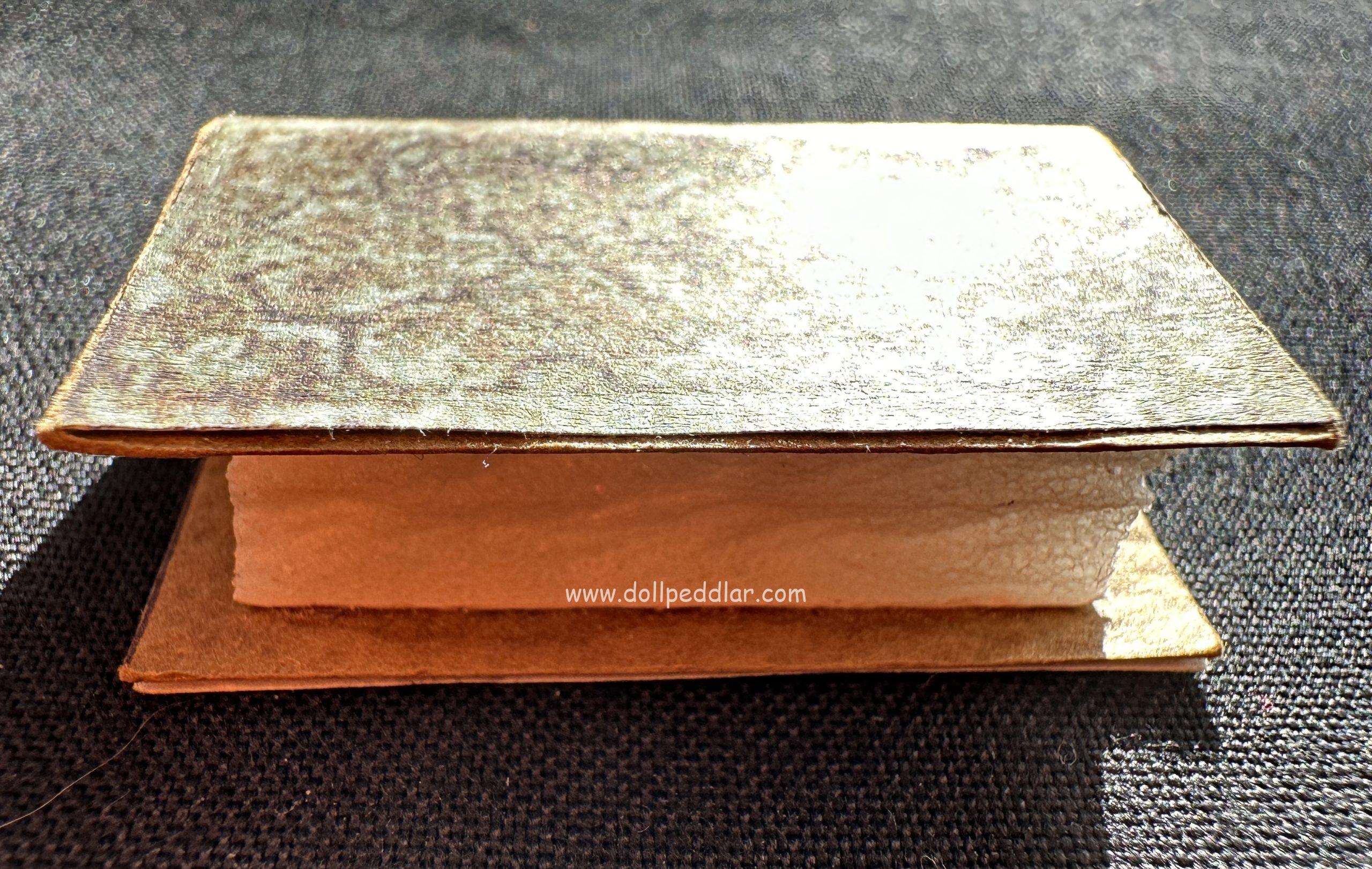 Faux Leather Bound Miniature Book 1" - Image 2