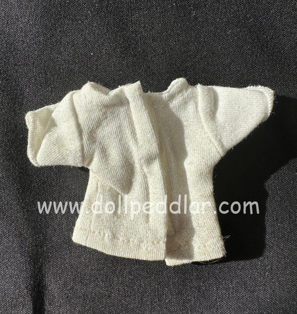 Tiny White Shirt with  Red Resin Strawberries 2" - Image 3