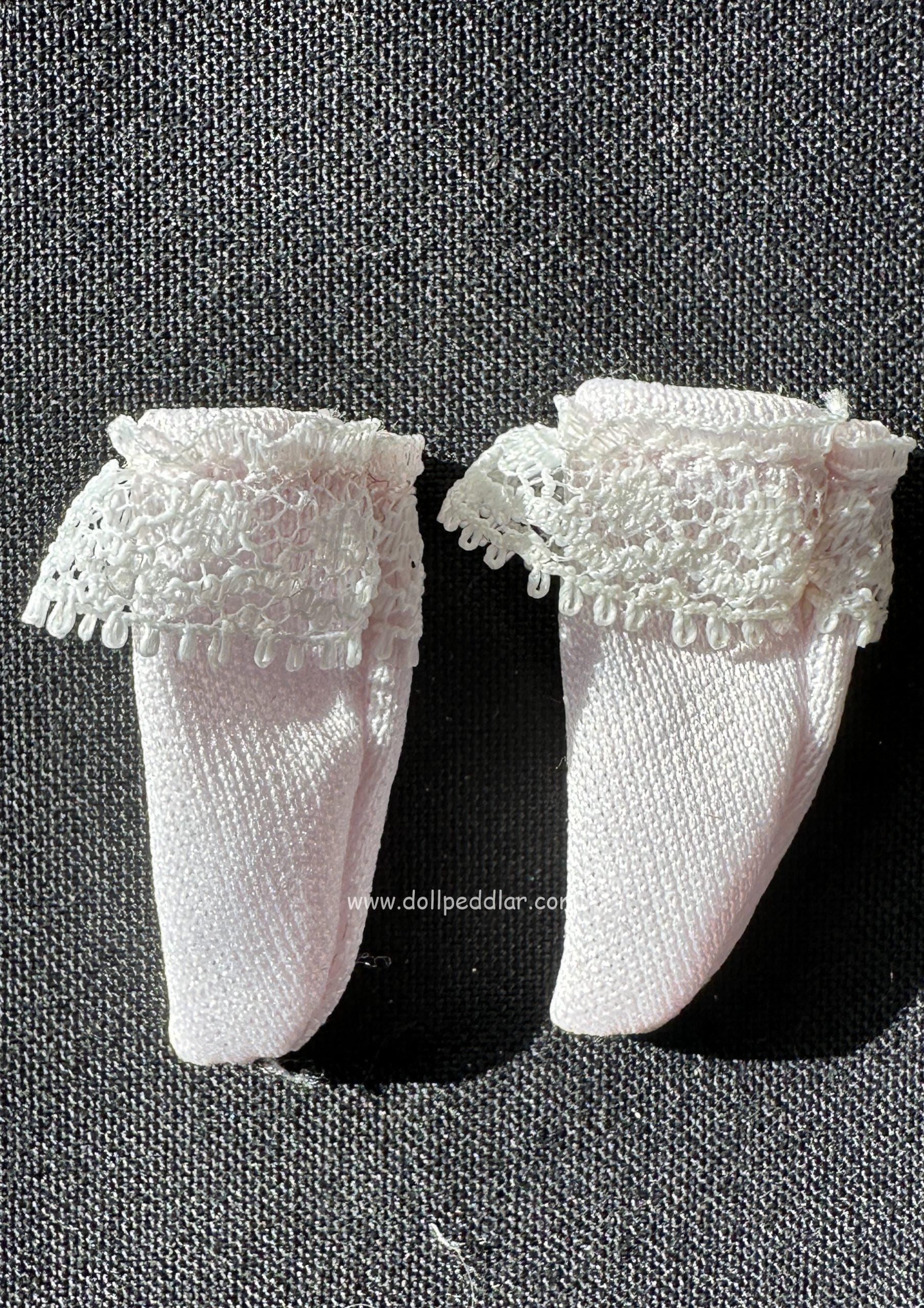 Light Purple Socks with White Frills fits 10mm foot