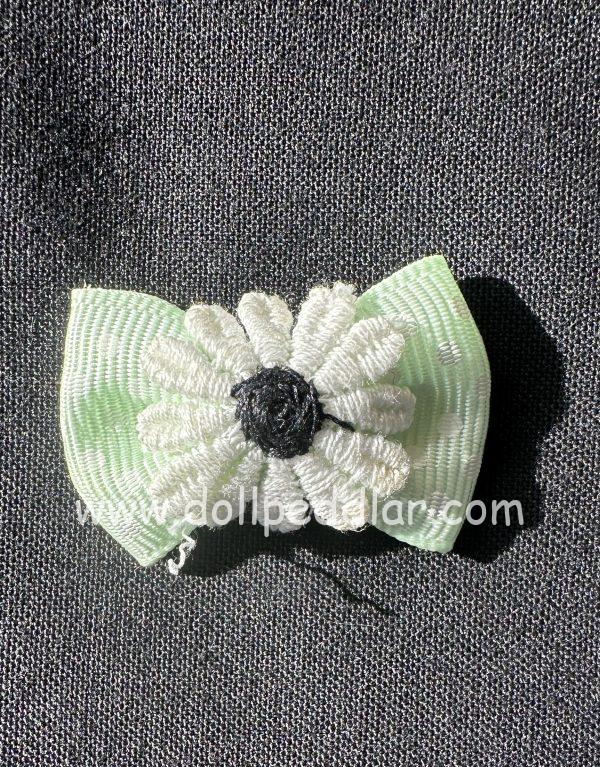 1.25" Mint Green with Flower