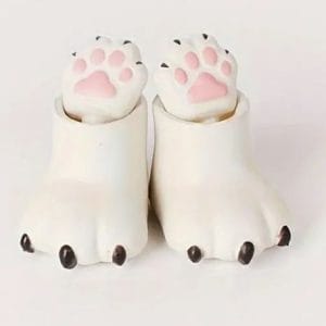 White Claw Shoes 15mm (with 2 Paw replacements for Hands)