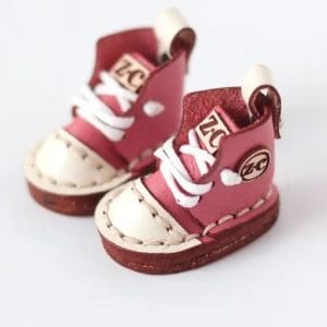 Pink High-Top Converse Shoes 25mm