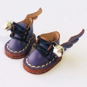 Cool Purple Winged Shoes 27mm