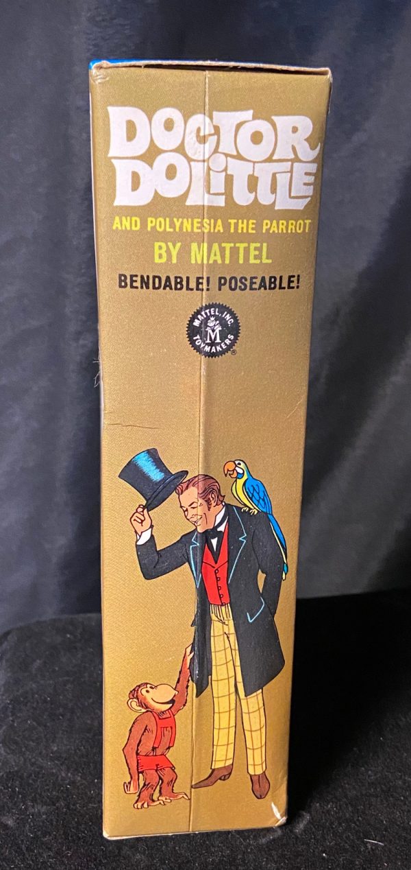 Mattel Vintage Doctor Dolittle & Polynesia The Parrot Figure NRFB - Image 4